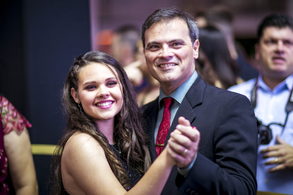 Momento de formatura registrado pela Moby Formaturas